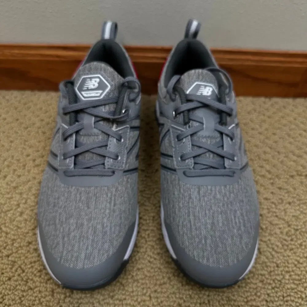NEW New Balance Men's Fresh Foam Contend Golf Shoes Grey/Charcoal 8 Wide